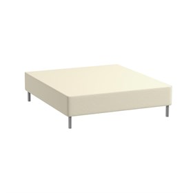 Boxlagen 180x210 cm - Bomuldssatin - Ivory - ProSleep