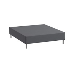 Boxlagen 180x210 cm - Bomuldssatin - Anthrazite - ProSleep