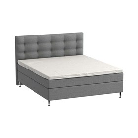 Kuvertlagen 200x200 cm - Bomuldssatin - Soft finish - Hvid - ProSleep