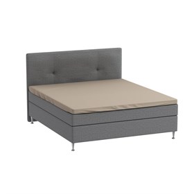 Kuvertlagen 200x200 cm - Bomuldssatin - Sand - ProSleep