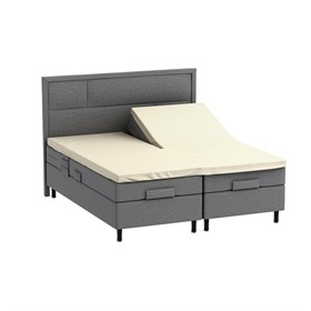 Splitlagen - U-Lagen 180x200 cm - Bomuldssatin - Ivory - ProSleep