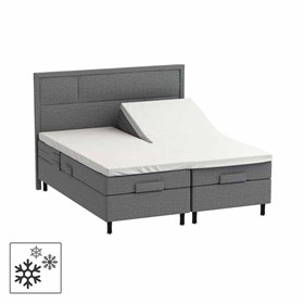 Splitlagen - U Lagen - 160x200 cm - Percale - Cool feel - hvid - ProSleep