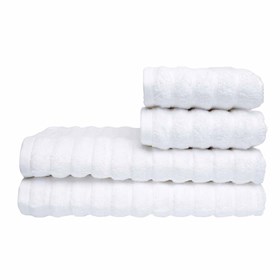 Bambus håndklæder - Zero Twist - hvid - Pakke med 4 dele - Prima