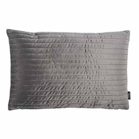 Velour pyntepude 60x40 cm - Sif - Antracit grå